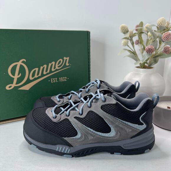 Danner Run Time 3" ESD Composite Toe Sneaker Gray/Black 12374 Women 9M NWB - Picture 3 of 10